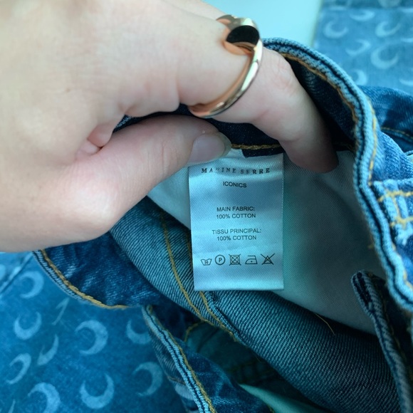 Marine Serre Crescent Moon Jeans - Picture 6 of 6